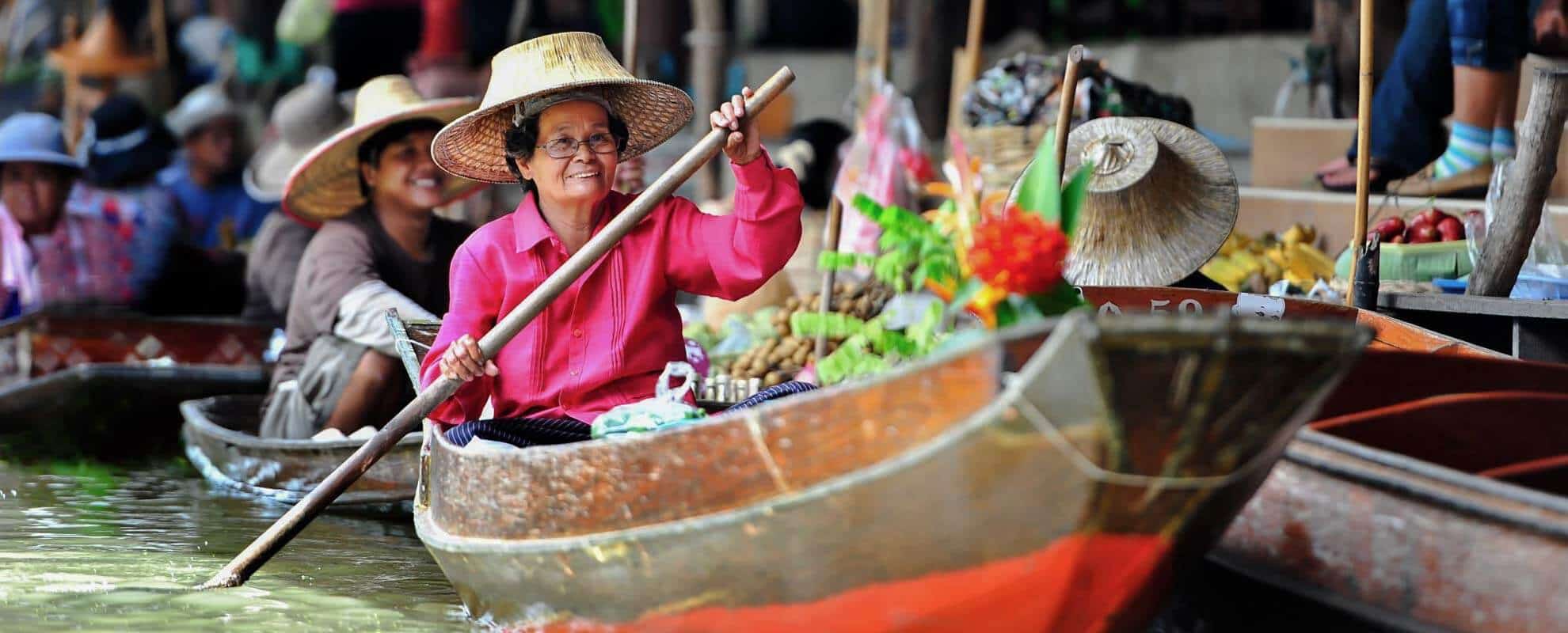 Tour di Bangkok - Il mercato galleggiante con guida in italiano